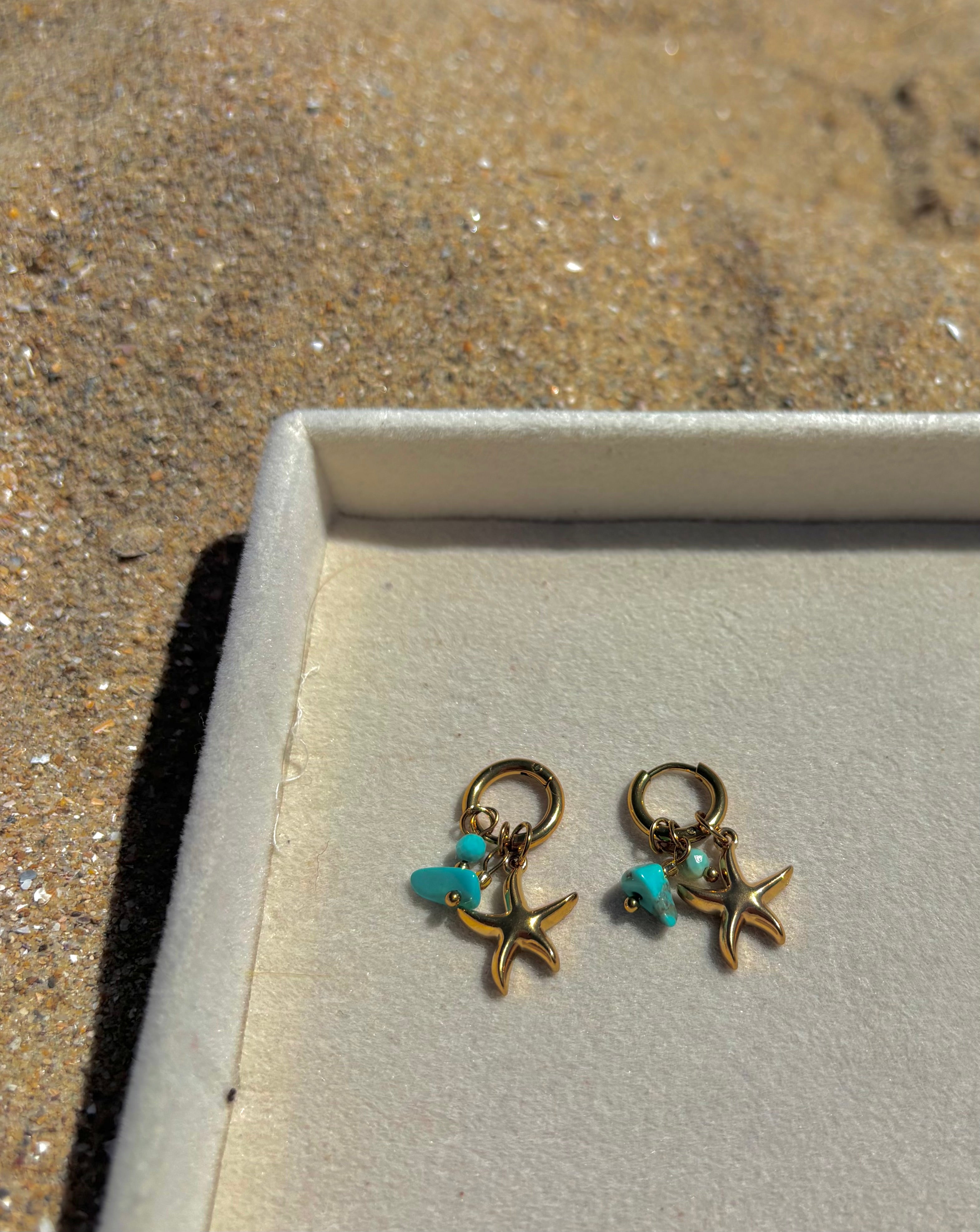Boucle d’oreille Anna vert