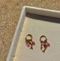 Boucle d’oreille Anna rose